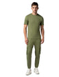 FYLTR Mens Crewneck T-shirt & Cargo Jogger Co-ord Set - 100% Cotton | Half Sleeve T-shirt| Jogger with Side & Cargo Pockets