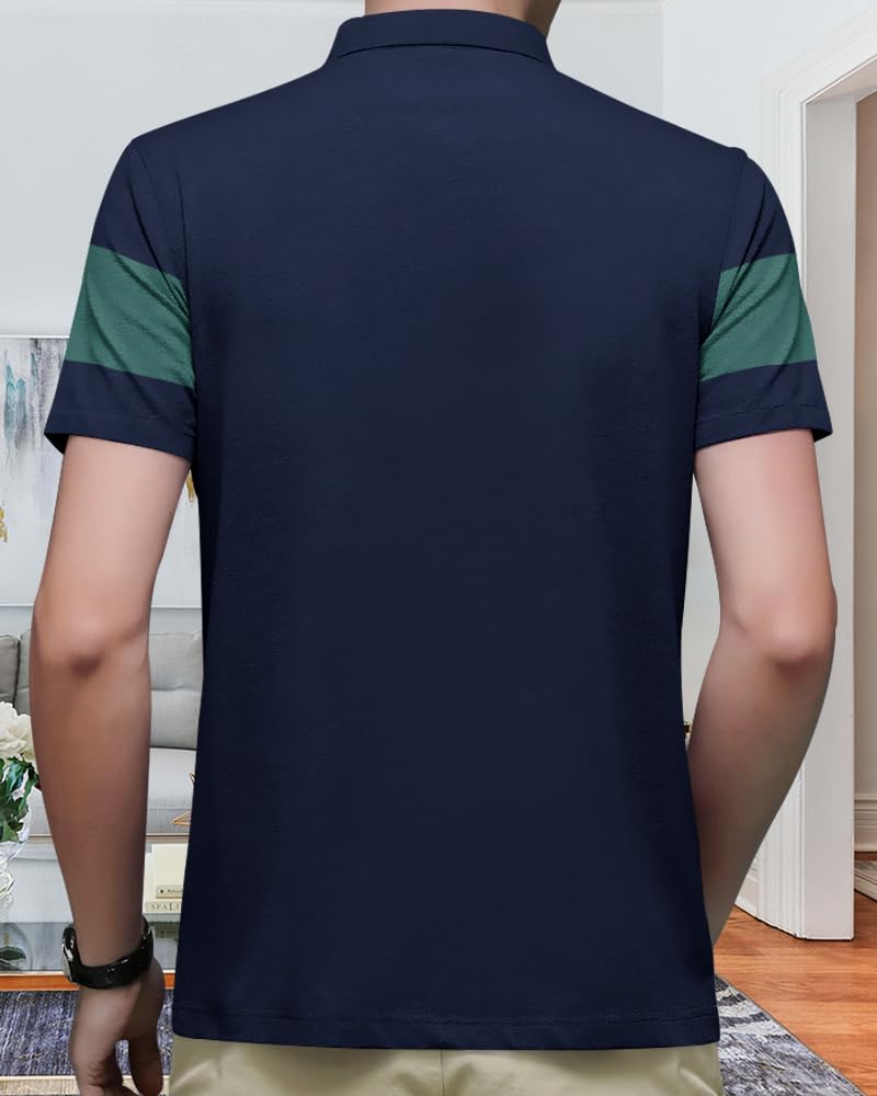Noble Monk MenS (Combo Pack Of 2) -Regular Fit Polo T Shirt |Half Sleeves |Collar Tshirts |Casual Tshirt