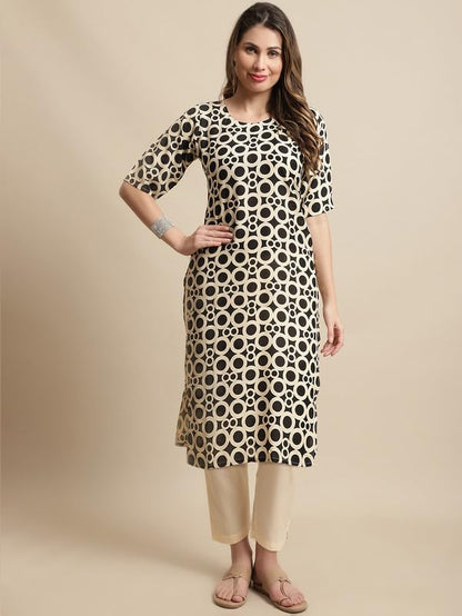 Pinkmint Women's Cotton Regular Kurti