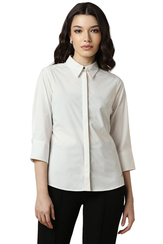 Allen Solly Women Regular Fit Solid Formal Shrug