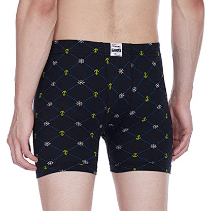 Rupa Frontline Printed Trunk for Men, 100% Cotton Material, Inner Elastic, Pack of 3 Assorted