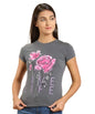 Lyra Pure Cotton Round Neck Printed T-Shirt For Women