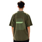 Nobero Men Cotton Graphic Print Oversized Fit T-Shirt (1M-Twrt-C0910-Og_Olive Green