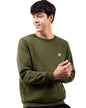 Noble Monk MenS Regular Fit Sweatshirts | Round Neck | Long Sleeve Sweatshirts For Men Olive Green