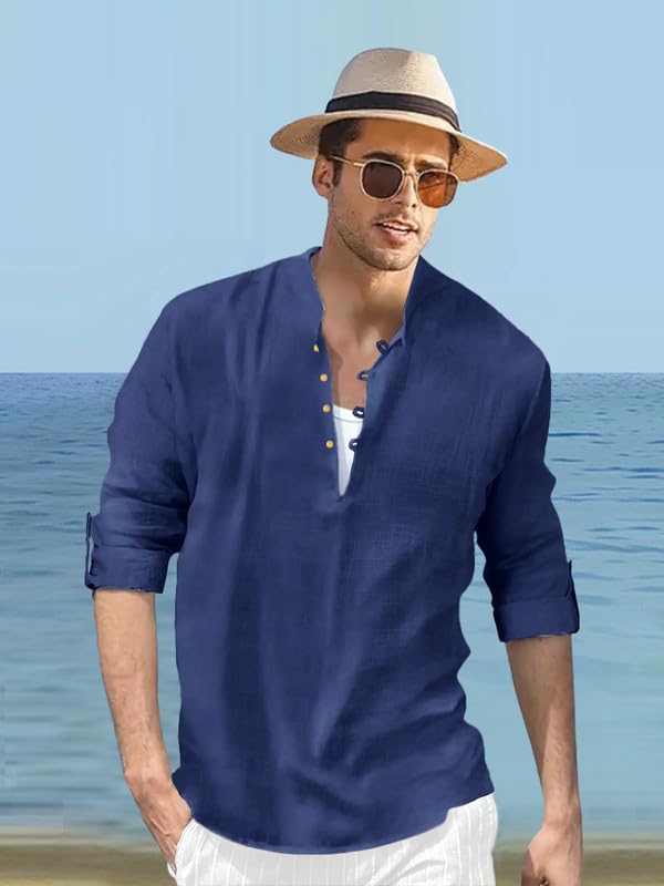 Be Active MenS Solid 100% Cotton Short Kurta With Mandarin Collar || Short Kurta For Men Cotton || Stylish Short Kurta || Short