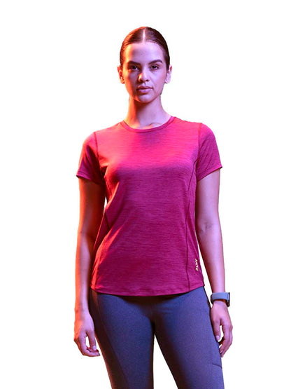 Lyra WomenS Rapid Dry Short Sleeve Breathable And Flexible Fit Active Top