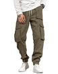 Noble Monk MenS Cargo Pant | Drawstring | Solid Cargo | Multi Pockets Trackpant