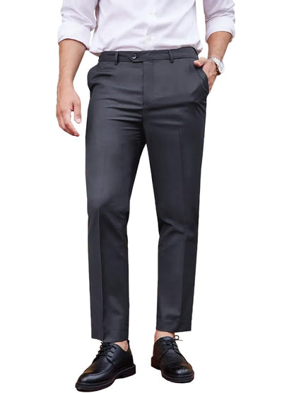 CB-COLEBROOK Mens Formal Pants Stretch Work Dress Pants 30/32/34/36/38 Quick Dry Lightweight Casual Comfy Trousers with Pockets