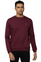 Allen Solly Men Regular Fit Solid Casual Full Sleeve Crew Neck T-Shirt