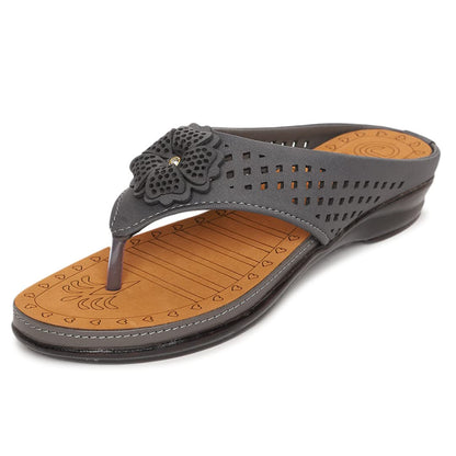 Ortho Joy WomenS Doctor Orthopedic Soft Slippers - Grey