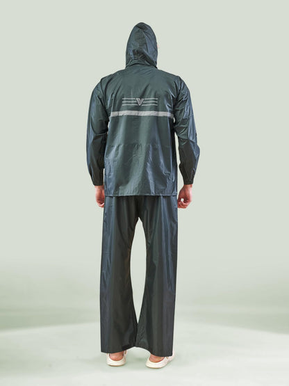 Lux Venus Reflecting Design Tapping Rain Suit For Men