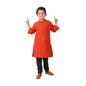 Fabindia BoyS Cotton Printed Regular Fit Kurta (1038807Rust_Orange