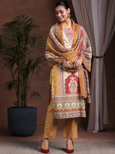 Libas WomenS Poly Crepe Kurta Set (36945