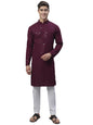 Jompers Mens Chikankari Embroidered And Sequins Kurta Pyjama Set