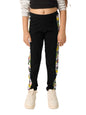 The Souled Store Girl Official Looney Tunes: Stripes Black Cotton Leggings