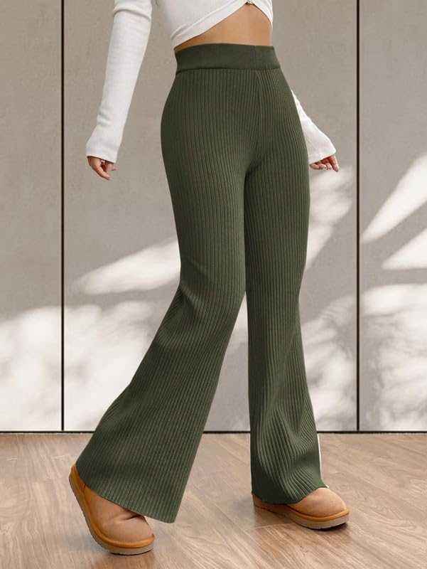 Tee Projekt Women s Textured Trousers for Women l Loose Fit High-Waisted Pant l Office, Formal, Home Trouser (Pack of 3)