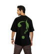 Bewakoof Official DC Merchandise Mens Printed Oversized Fit Half Sleeve Round Neck Cotton T-Shirt