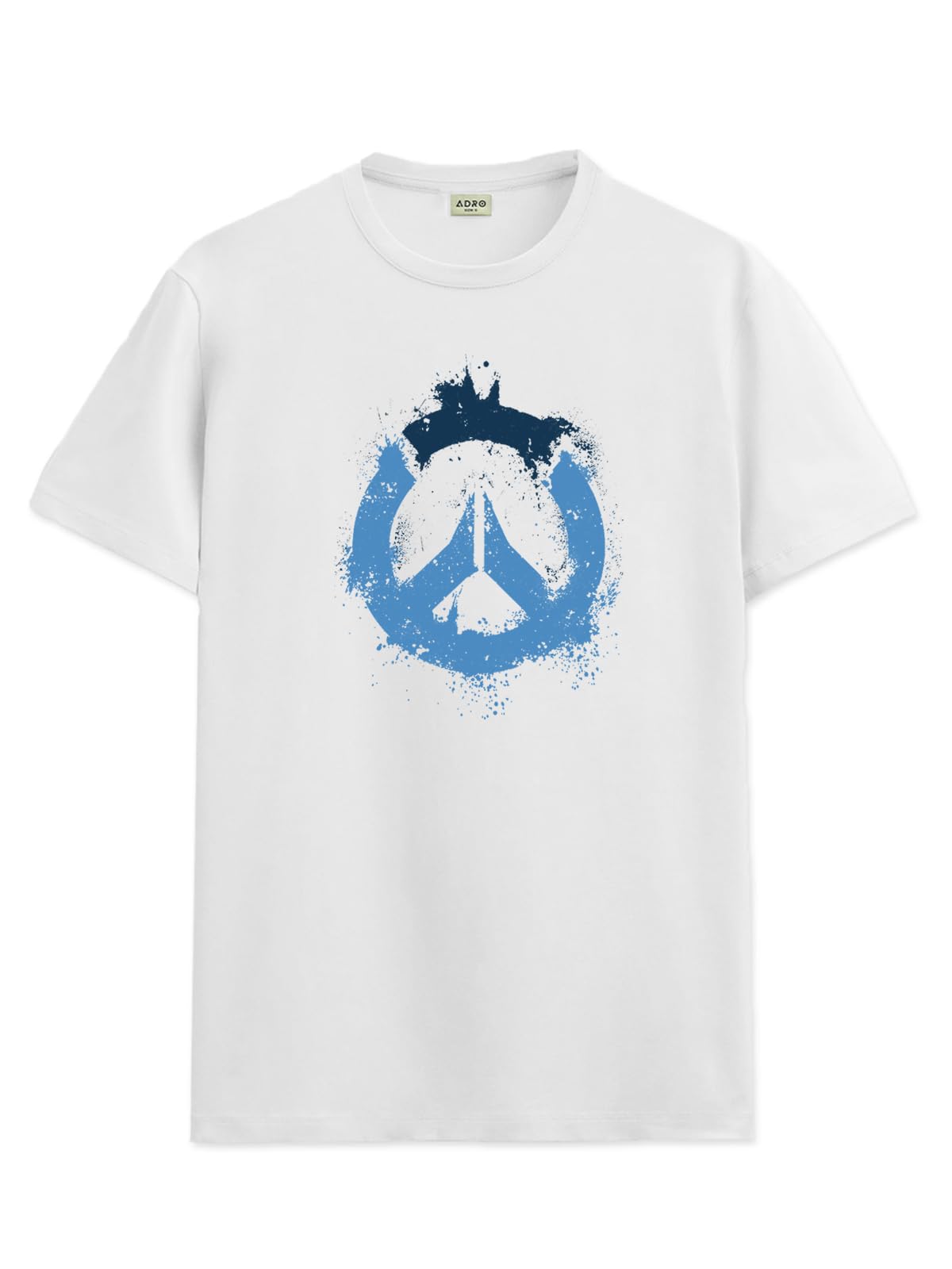 ADRO Mens Printed T-Shirt for Men | R22-M-PC-WH