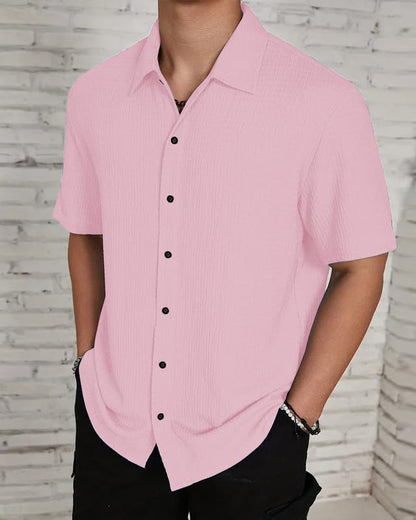 I Enterprise Casual Shirt For Men|| Regular Fit Shirt For Men|| Men Stylish Shirt || Men Solid Shirt With Spread Collar & Half S