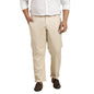 SOJANYA Plus (Since 1958) Men's Cotton Blend Beige Solid Trousers, Size: 40