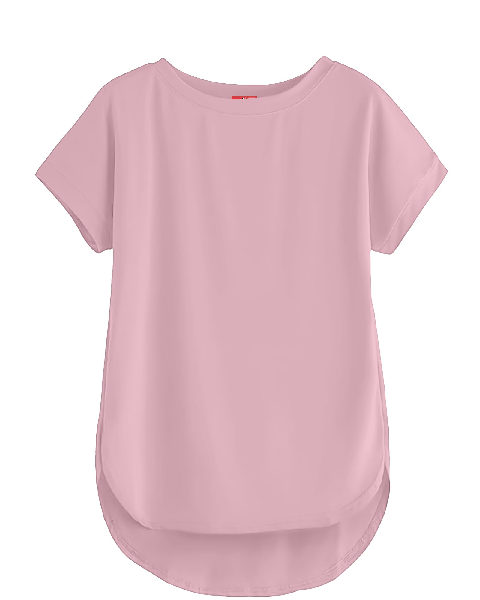 SHODOX Womens Cotton Blend Solid Regular fit Round Neck Short Sleeve T-Shirt (Pack of 1)