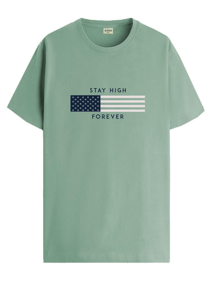 ADRO Mens Flag Printed Cotton T-Shirt_RN24-L2-FLAG-PT