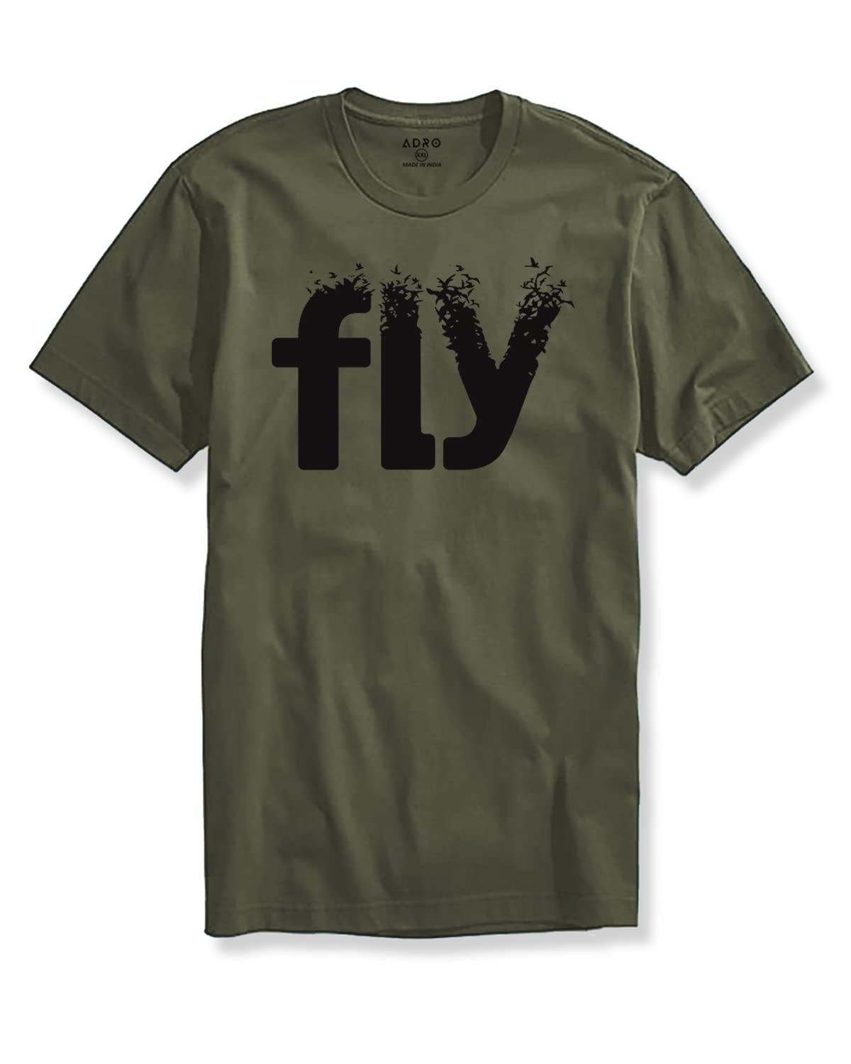 ADRO Fly Mens Cotton Printed T-Shirts (R21-M-FLY)