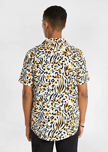 Dhruvi Trendz Regular Fit Mens Shirt (Dt-Ms-6068_Yellow