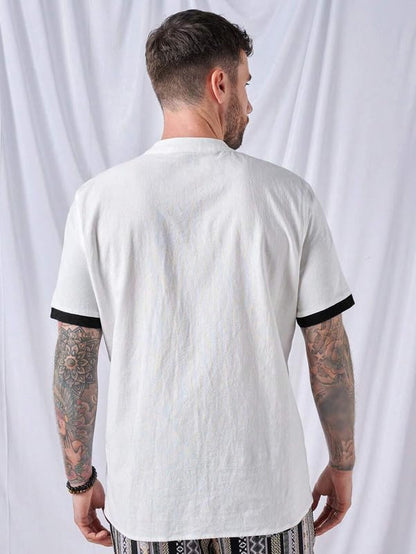 BE ACTIVE Mens Regular Fit Shirt (RF0036_Black