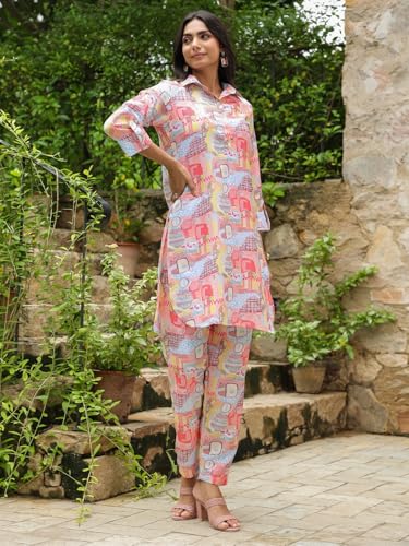 Greciilooks Co Ord Set For Women Stylish | Kurta Set For Women | Kurta Set | Ethnic Co Ord Set For Women | Full Sleeve Co-Ord Se