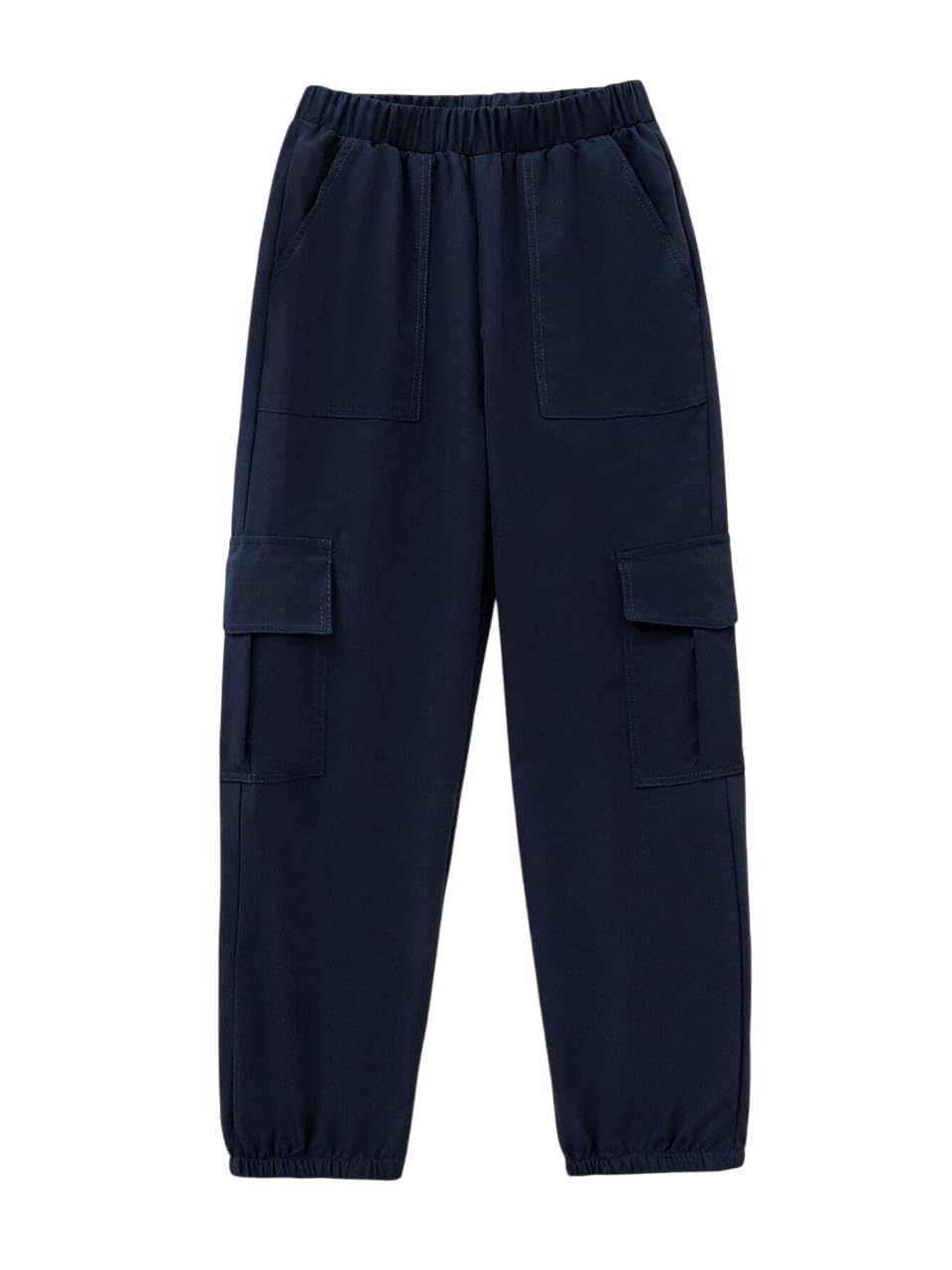 TAGAS Girls Regular Cargo Pant ||Relaxed Trouser Joggers for Girls ||(GC-40) Navy