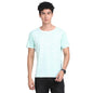 Turtle Men Cotton Stretch Sky Blue Printed Crew Neck Half Sleeve Casual T-Shirt