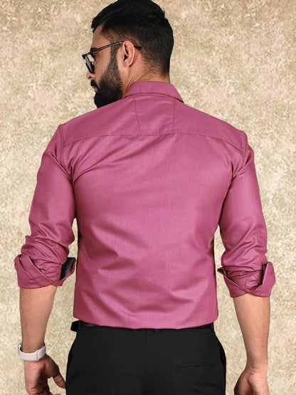 Tee Projekt Casual Shirt for Men Regular Fit Long Sleeve Shirt Suitable for Event Formal Wear