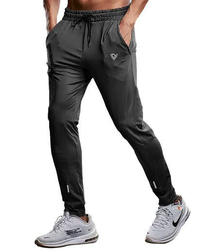 Noble Monk MenS Regular Fit Track Pants | Sport Pant | Plain Track Pant For Men Charcoal Grey
