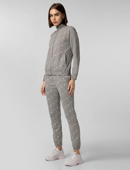 FYLTR Womens Stand Collar Jacket & Jogger Co-ord Set - Full Zipper | Contrast Drawstring | Utility Pockets |Rib Hem & Cuff