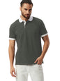 Greciilooks T-Shirts For Men| Solid Plain T-Shirts| Polo-Collar Neck T Shirt| Half Sleeves Casual T-Shirt For Men| Regular Wear