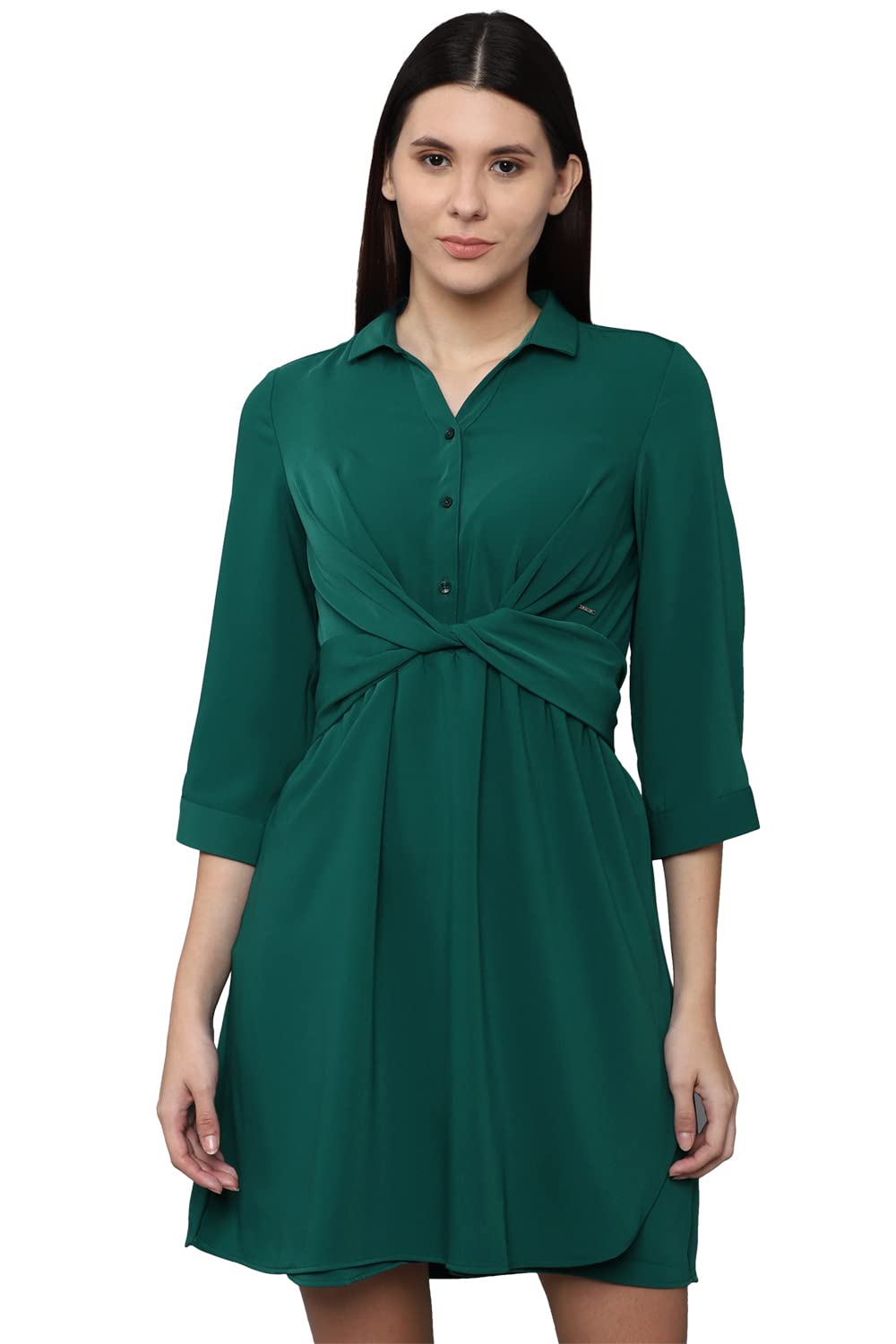 Allen Solly Women Regular Fit Solid Jumpsuit