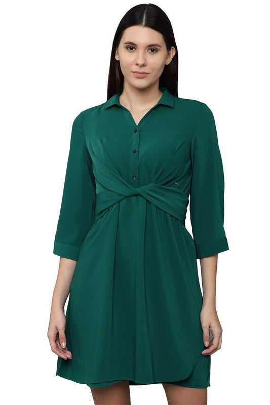 Allen Solly Women Regular Fit Solid Jumpsuit