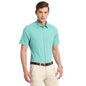 Turtle Men Green Slim Fit Solid Pure Cotton Formal Shirt