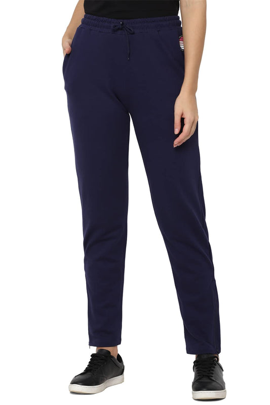Allen Solly Women Regular Fit Solid Casual Track Pants