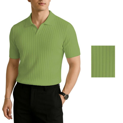 Leriya Fashion MenS Cotton Regular Fit Polo T-Shirt  Plain & Comfortable Light Green