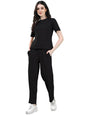 Selvia Womens Co-ords Set|Lycra Top and Trouser Set|Casual Co-ords Set for Women|Two Piece Co-ord Set|Top & Pant Set(707CTK1166