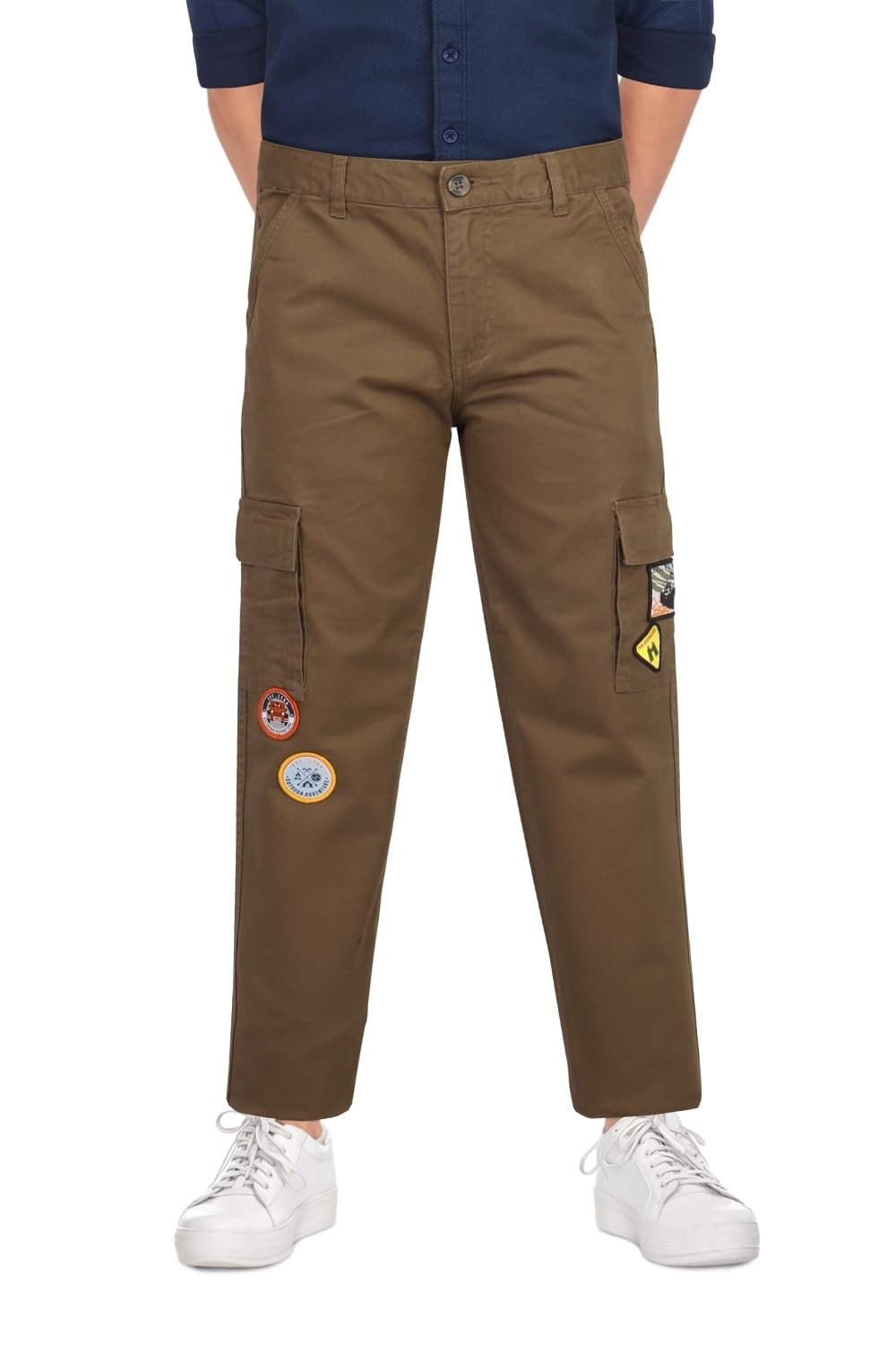 Allen Solly Boys Regular Fit Printed Graphic Cargo Pants