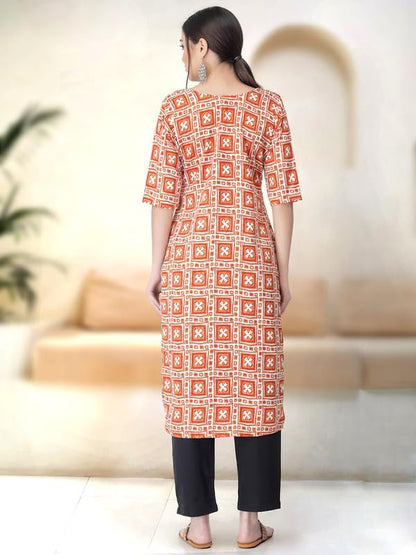 Pinkmint Kurta Set For Women Ll Printed Kurti & Pant Set Ll Regular Kurta Set Ll (Pack Of 2)