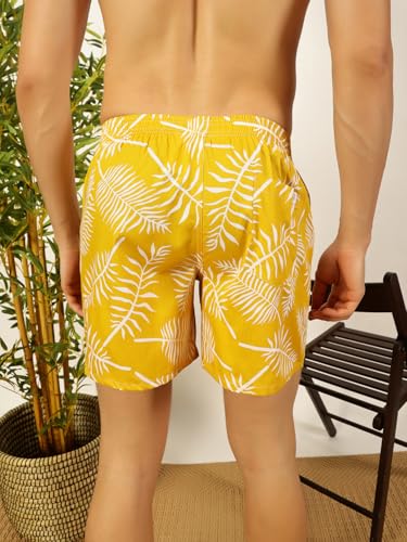 Thomas Scott Mens 100% Cotton Printed Boxer Shorts | Regular Fit | Soft & Breathable Innerwear | Pack of 2 | TSBPO2013_Multicol
