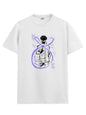 ADRO Mens Anime T Shirt - Premium Cotton Anime Gojo Tshirt - Perfect for Anime Fans Print and Comfortable Fit White T-Shirt|RN24