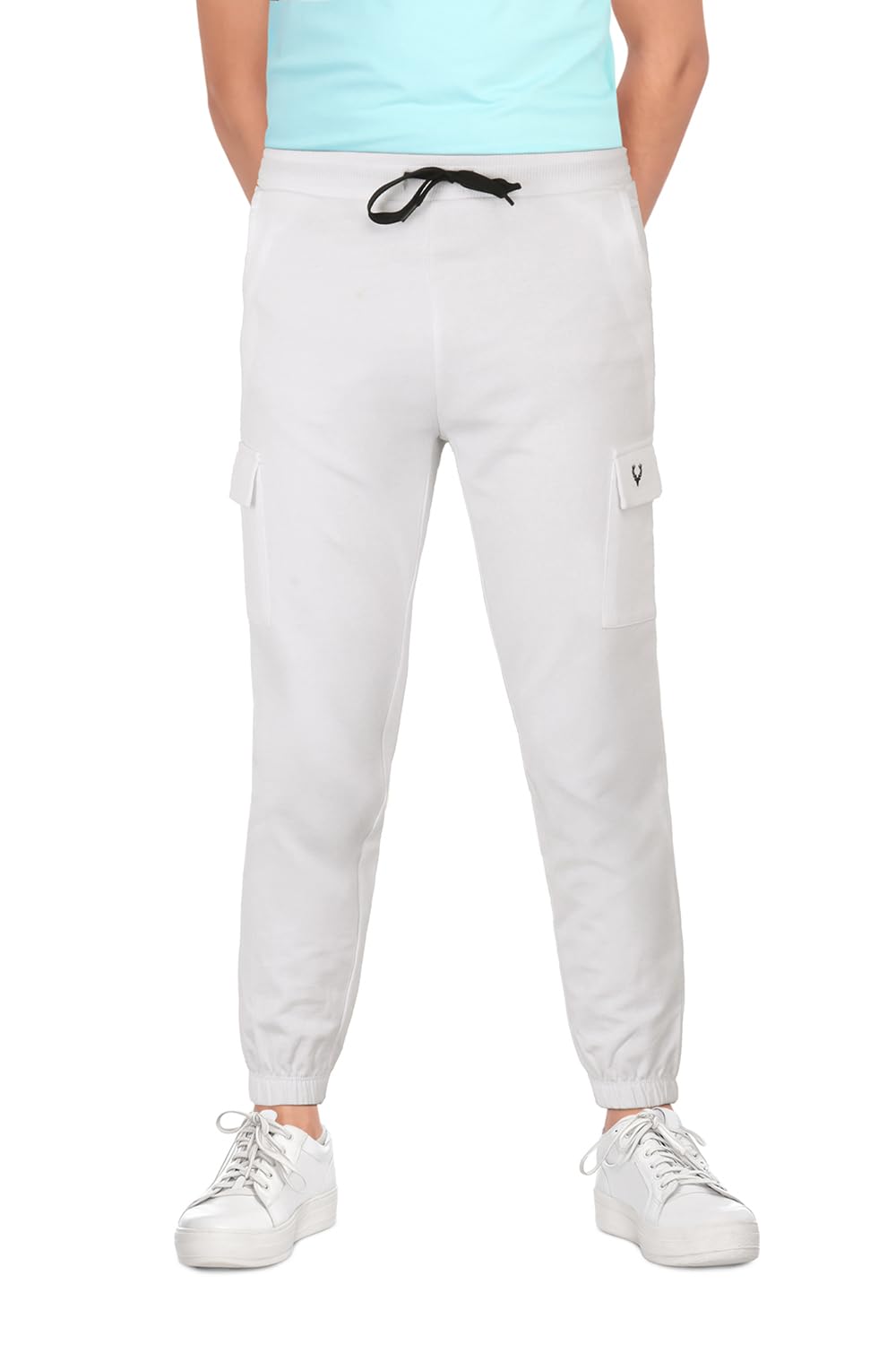 Allen Solly Boys Relaxed Fit Solid Casual Cotton Pants