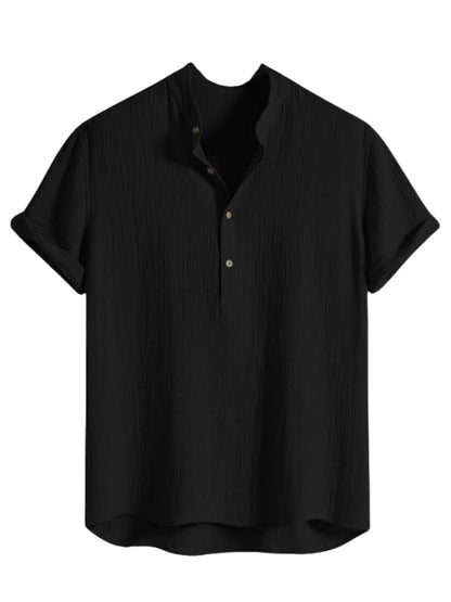 Leriya Fashion MenS Half Sleeve Casual Plain T-Shirt  Stylish & Comfortable Black