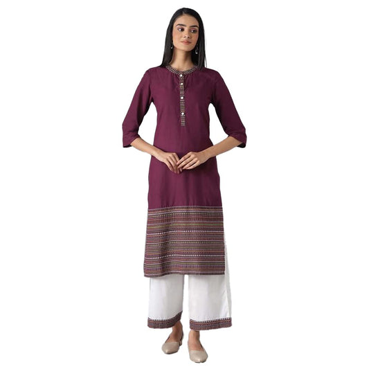 Aurelia Women's Cotton Kurta & Cullote