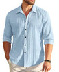 ROYALSCOUT Mens Cotton Blend Full Sleeve Short Kurta Featuring Mandarin Collar Perfect for Ethnic Styling, Work Gatherings, or